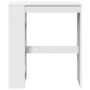 Mesa alta con estantes madera ingeniería 90x40x103,5 cm de , Mesas de cocina y de comedor - Ref: Foro24-854373, Precio: 86,91...