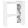 Mesa alta con estantes madera ingeniería 90x40x103,5 cm de , Mesas de cocina y de comedor - Ref: Foro24-854373, Precio: 86,91...