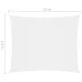 Toldo de vela rectangular tela Oxford blanco 2,5x3,5 m de vidaXL, Sombrillas - Ref: Foro24-135261, Precio: 32,42 €, Descuento: %