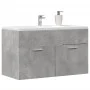 Armario para lavabo contrachapada gris hormigón 80x38,5x46 cm de , Muebles de baño - Ref: Foro24-856210, Precio: 42,60 €, Des...