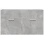 Armario para lavabo contrachapada gris hormigón 80x38,5x46 cm de , Muebles de baño - Ref: Foro24-856210, Precio: 42,60 €, Des...