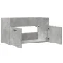Armario para lavabo contrachapada gris hormigón 80x38,5x46 cm de , Muebles de baño - Ref: Foro24-856210, Precio: 42,60 €, Des...
