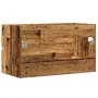 Armario pared baño madera ingeniería envejecida 80x38,5x45cm de , Muebles de baño - Ref: Foro24-856246, Precio: 64,23 €, Desc...