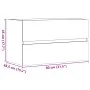 Armario pared baño madera ingeniería envejecida 80x38,5x45cm de , Muebles de baño - Ref: Foro24-856246, Precio: 64,23 €, Desc...