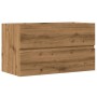 Mueble de lavabo madera ingeniería roble artisian 90x38,5x45 cm de , Muebles de baño - Ref: Foro24-856250, Precio: 78,53 €, D...