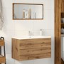 Mueble de lavabo madera ingeniería roble artisian 90x38,5x45 cm de , Muebles de baño - Ref: Foro24-856250, Precio: 78,53 €, D...