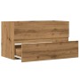 Mueble de lavabo madera ingeniería roble artisian 90x38,5x45 cm de , Muebles de baño - Ref: Foro24-856250, Precio: 78,53 €, D...