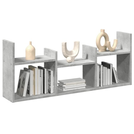Mueble de pared madera ingeniería gris hormigón 100x18x40 cm de , Estantes y estanterías - Ref: Foro24-854799, Precio: 26,55 ...