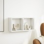 Armario de pared madera de ingeniería blanco 60x16x30 cm de , Estantes y estanterías - Ref: Foro24-854877, Precio: 21,95 €, D...