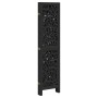 Biombo separador de 5 paneles madera maciza Paulownia negro de , Divisores de ambientes - Ref: Foro24-358757, Precio: 130,18 ...