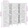 Biombo separador de 5 paneles madera maciza Paulownia negro de , Divisores de ambientes - Ref: Foro24-358757, Precio: 130,18 ...