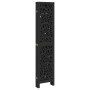 Biombo separador de 6 paneles madera maciza Paulownia negro de , Divisores de ambientes - Ref: Foro24-358762, Precio: 132,66 ...