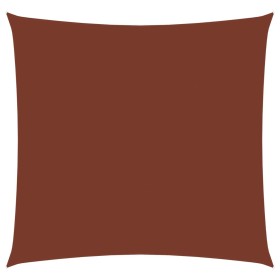Toldo de vela cuadrado tela Oxford terracota 6x6 m de vidaXL, Sombrillas - Ref: Foro24-135362, Precio: 106,40 €, Descuento: %