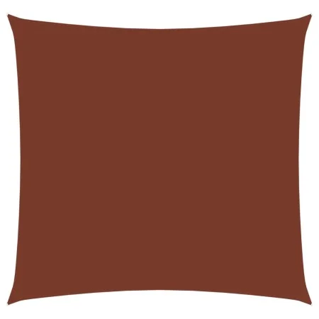 Toldo de vela cuadrado tela Oxford terracota 6x6 m de vidaXL, Sombrillas - Ref: Foro24-135362, Precio: 103,77 €, Descuento: %