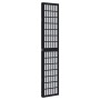 Biombo separador de 4 paneles madera maciza Paulownia negro de , Divisores de ambientes - Ref: Foro24-358769, Precio: 89,31 €...