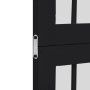 Biombo separador de 4 paneles madera maciza Paulownia negro de , Divisores de ambientes - Ref: Foro24-358769, Precio: 89,31 €...