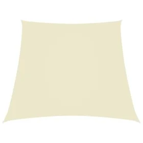 Toldo de vela trapezoidal de tela oxford color crema 2/4x3 m de vidaXL, Sombrillas - Ref: Foro24-135241, Precio: 21,56 €, Des...
