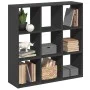 Librería divisora madera de ingeniería negra 102x29x103,5 cm de , Librerías y estanterías - Ref: Foro24-858040, Precio: 80,53...