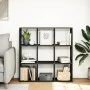Librería divisora madera de ingeniería negra 102x29x103,5 cm de , Librerías y estanterías - Ref: Foro24-858040, Precio: 80,53...
