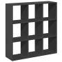 Librería divisora madera de ingeniería negra 102x29x103,5 cm de , Librerías y estanterías - Ref: Foro24-858040, Precio: 80,53...