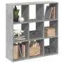 Librería divisora madera gris hormigón 102x29x103,5 cm de , Librerías y estanterías - Ref: Foro24-858042, Precio: 74,97 €, De...
