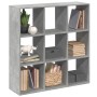 Librería divisora madera gris hormigón 102x29x103,5 cm de , Librerías y estanterías - Ref: Foro24-858042, Precio: 76,35 €, De...