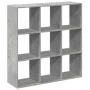 Librería divisora madera gris hormigón 102x29x103,5 cm de , Librerías y estanterías - Ref: Foro24-858042, Precio: 74,97 €, De...