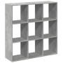 Librería divisora madera gris hormigón 102x29x103,5 cm de , Librerías y estanterías - Ref: Foro24-858042, Precio: 76,35 €, De...