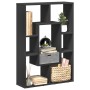 Estantería de madera de ingeniería negra 63x20x90 cm de , Librerías y estanterías - Ref: Foro24-858139, Precio: 45,87 €, Desc...