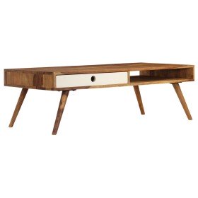 Mesa de centro de madera maciza de acacia 110x50x35 cm en Mesas de centro | Comprar online en Foru.es