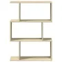 Librería divisora 3 niveles madera roble Sonoma 70x24x97 cm de , Librerías y estanterías - Ref: Foro24-858113, Precio: 41,55 ...