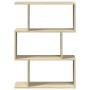 Librería divisora 3 niveles madera roble Sonoma 70x24x97 cm de , Librerías y estanterías - Ref: Foro24-858113, Precio: 42,17 ...