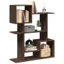 Librería divisora madera ingeniería marrón roble 92x29x112 cm de , Librerías y estanterías - Ref: Foro24-858126, Precio: 71,8...