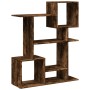 Librería divisora madera ingeniería roble ahumado 92x29x112 cm de , Librerías y estanterías - Ref: Foro24-858124, Precio: 68,...