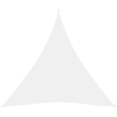 Toldo de vela triangular tela Oxford blanco 3,6x3,6x3,6 m de vidaXL, Sombrillas - Ref: Foro24-135281, Precio: 22,97 €, Descue...