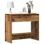 Mesa consola madera ingeniería madera envejecida 89x41x76,5 cm by , Side tables - Ref: Foro24-856774, Price: 69,28 €, Discoun...