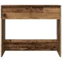 Mesa consola madera ingeniería madera envejecida 89x41x76,5 cm by , Side tables - Ref: Foro24-856774, Price: 69,28 €, Discoun...