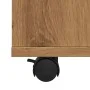 Armario con ruedas madera ingeniería roble artesanal 60x53x72cm de , Taquillas y armarios de almacenamiento - Ref: Foro24-856...
