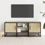 Mueble TV metal y madera ingeniería roble Sonoma 100x35x41 cm de , Muebles TV - Ref: Foro24-848835, Precio: 62,16 €, Descuent...