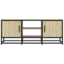 Mueble TV metal y madera ingeniería roble Sonoma 100x35x41 cm de , Muebles TV - Ref: Foro24-848835, Precio: 63,45 €, Descuent...
