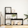 Librería divisora 3 niveles madera negro 123x29x123 cm de , Librerías y estanterías - Ref: Foro24-857986, Precio: 66,85 €, De...