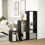 Librería divisora 3 niveles madera negro 123x29x123 cm de , Librerías y estanterías - Ref: Foro24-857986, Precio: 66,85 €, De...