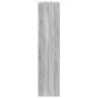 Librería divisora 3 niveles madera gris Sonoma 123x29x123 cm de , Librerías y estanterías - Ref: Foro24-857990, Precio: 60,40...