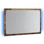 Espejo de baño con luz LED madera envejecida 60x8,5x38 cm de , Tocadores de baño - Ref: Foro24-856265, Precio: 41,58 €, Descu...