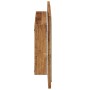 Espejo de baño con luz LED madera envejecida 60x8,5x38 cm de , Tocadores de baño - Ref: Foro24-856265, Precio: 43,26 €, Descu...