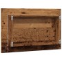 Espejo de baño con luz LED madera envejecida 60x8,5x38 cm de , Tocadores de baño - Ref: Foro24-856265, Precio: 43,26 €, Descu...