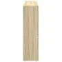 Librería divisora 3 niveles madera Sonoma 137,5x29x103,5 cm de , Librerías y estanterías - Ref: Foro24-857978, Precio: 92,75 ...
