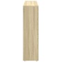 Librería divisora 3 niveles madera Sonoma 137,5x29x103,5 cm de , Librerías y estanterías - Ref: Foro24-857978, Precio: 94,44 ...