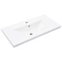 Mueble de baño con lavabo integrado gris hormigón de , Muebles de baño - Ref: Foro24-3324859, Precio: 187,67 €, Descuento: %