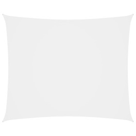 Toldo de vela rectangular tela Oxford blanco 5x7 m de vidaXL, Sombrillas - Ref: Foro24-135275, Precio: 77,37 €, Descuento: %